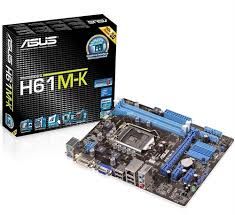 ASUS H61M-K H61 DDR3 1600 VGA GLAN 16X 1155P